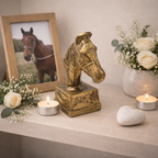 Urn Paard - Kleur Antiek Goud