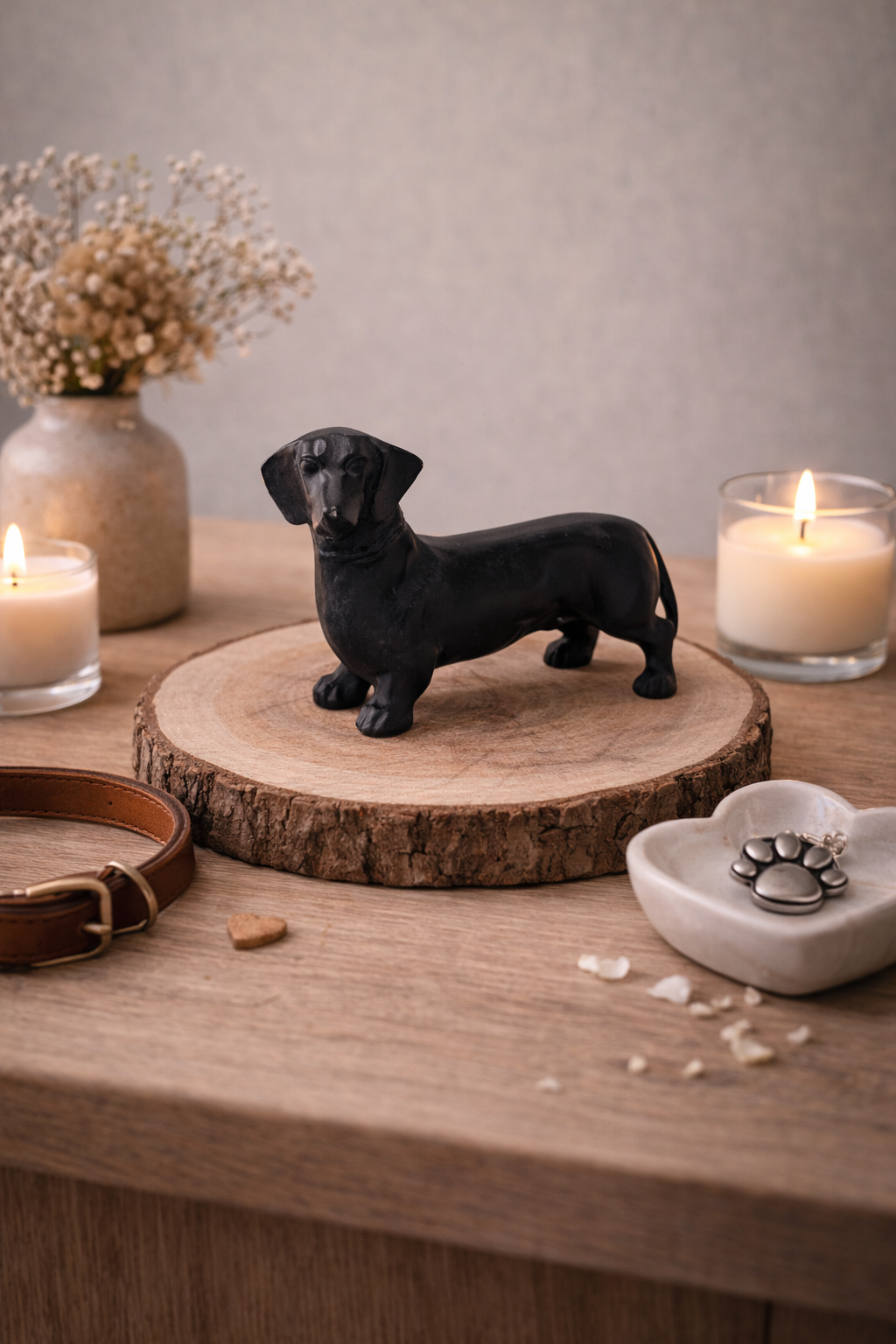 Urn Hond M - Kleur Zwart