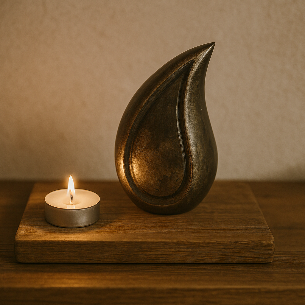 Urn Druppel - Night Black
