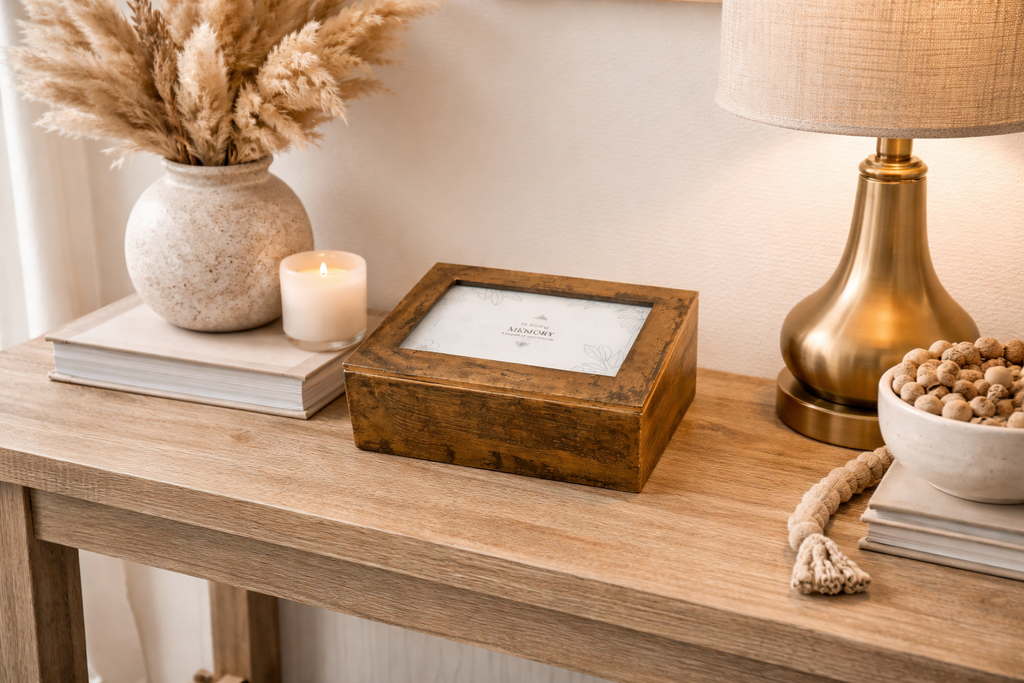 Memory Box - Herinneringen Box - Kleur Antiek Goud