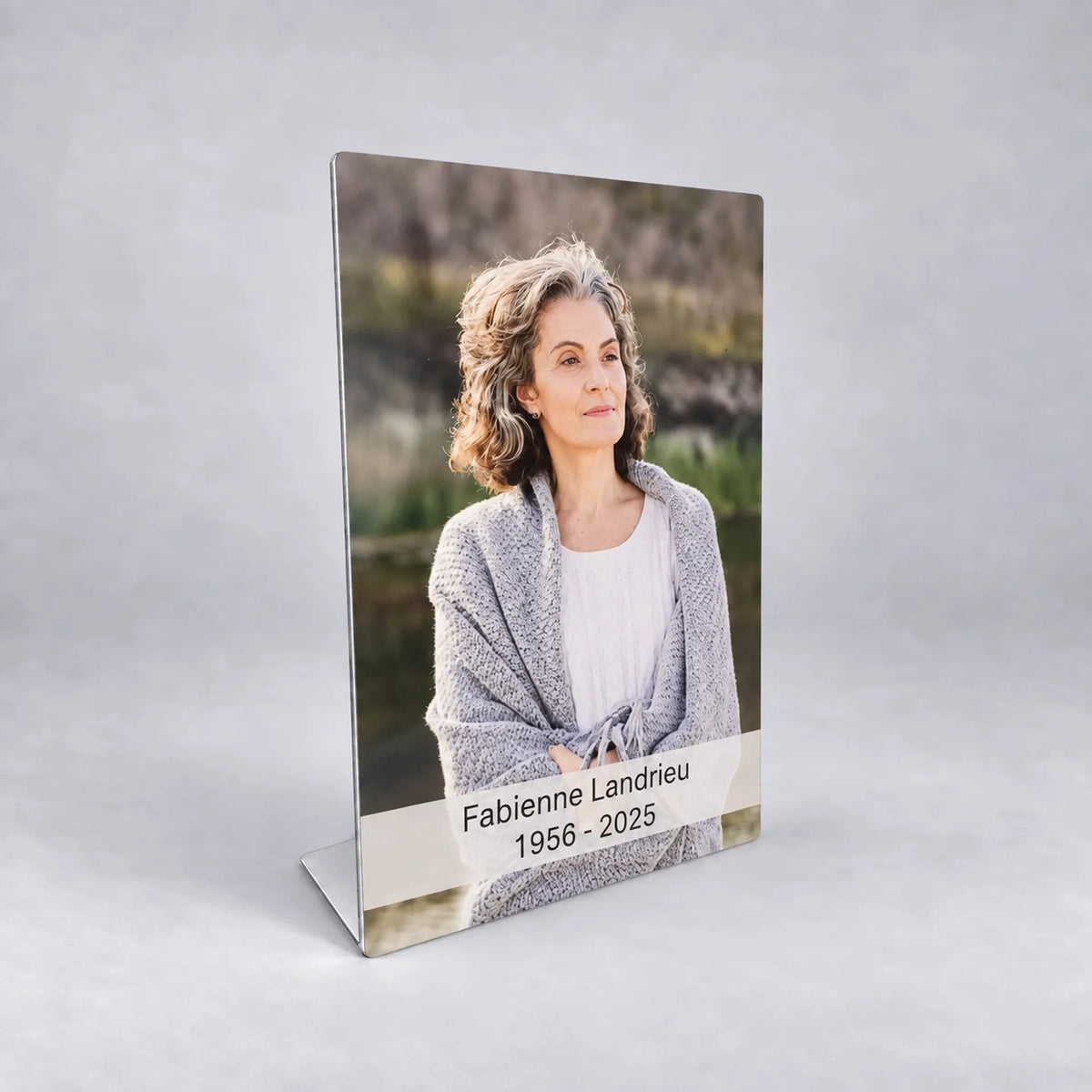 Gedenkfoto voor binnen/buiten – Foto voor op de kist, urnenmuur en begraafplaats