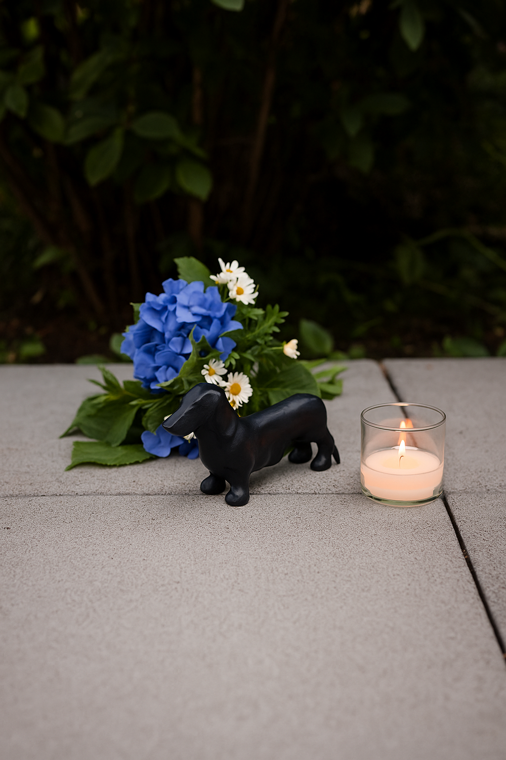 Inspiratie Honden Urn Teckel Zwart