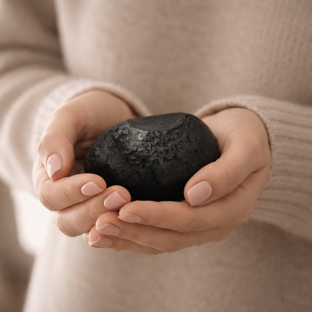 Urn Knuffelsteen/Rock - Kleur Zwart