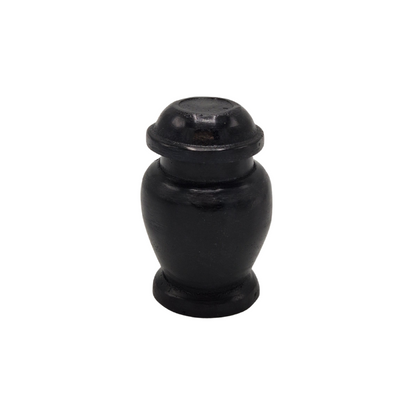 Mini Urn Vooraanzicht Zwart