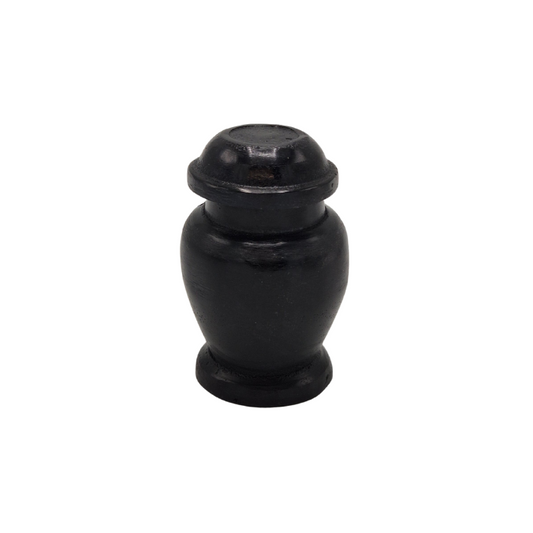 Mini Urn Vooraanzicht Zwart
