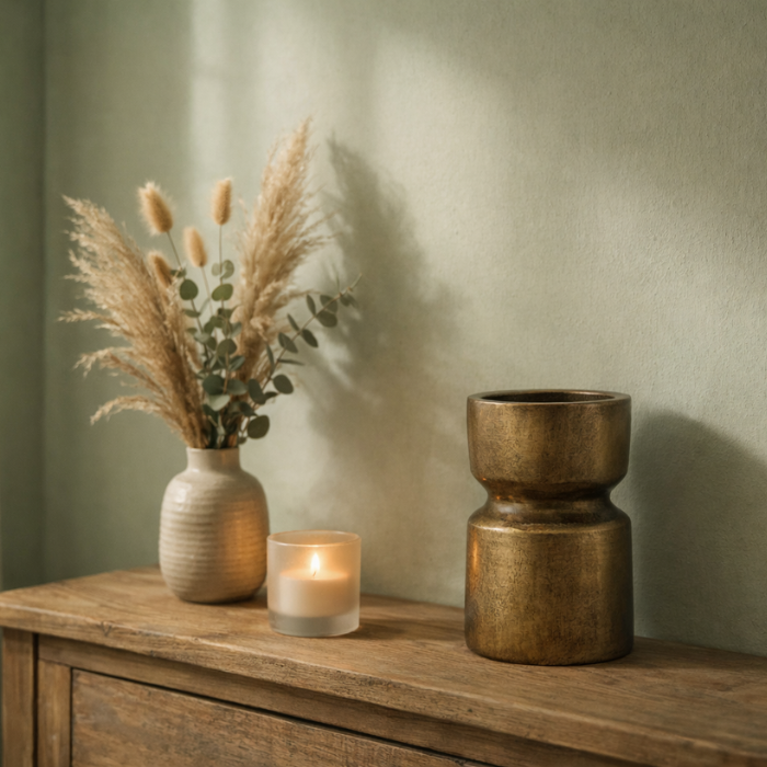 Urn Kandelaar - Kleur Antiek Goud