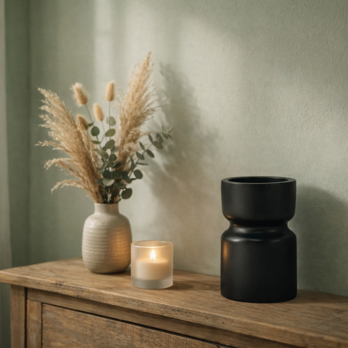 Urn Kandelaar - Kleur Zwart