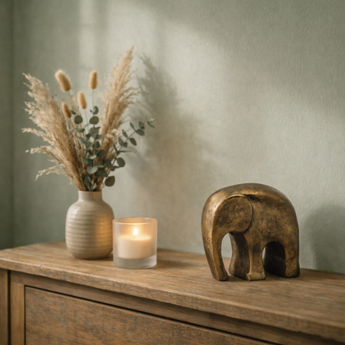 Urn Olifant - Kleur Antiek Goud