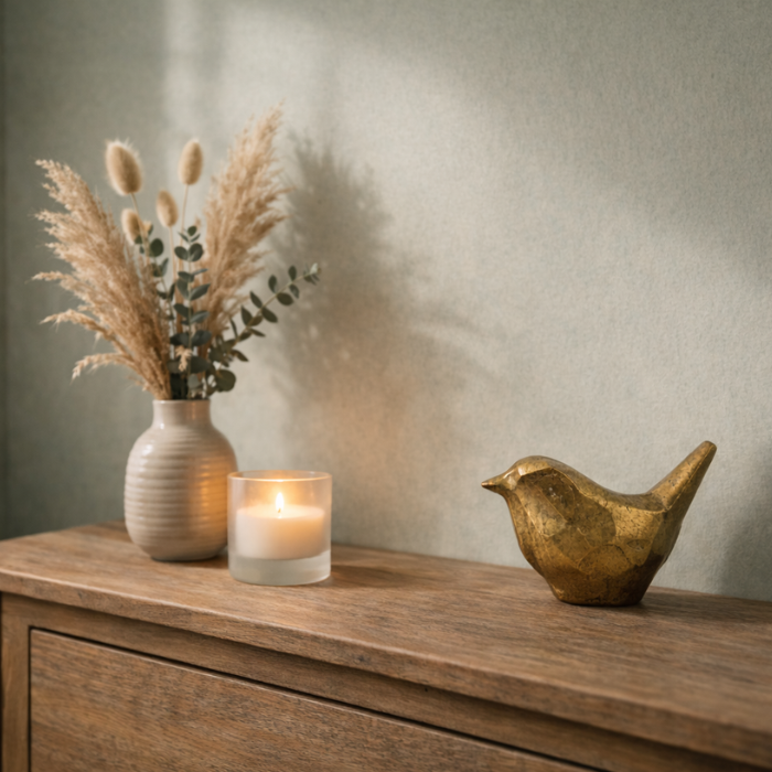 Urn Vogel Birdie - Kleur Antiek Goud
