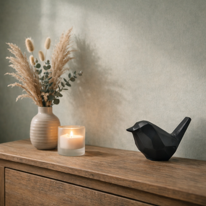 Urn Vogel Birdie - Kleur Zwart