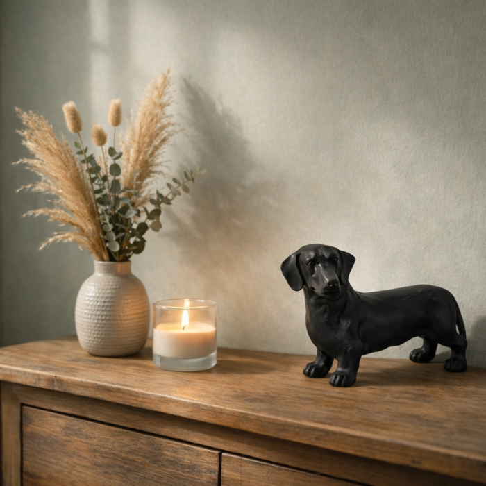 Urn Hond M - Kleur Zwart
