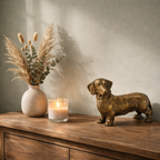Urn Dog M - Color Antique Gold