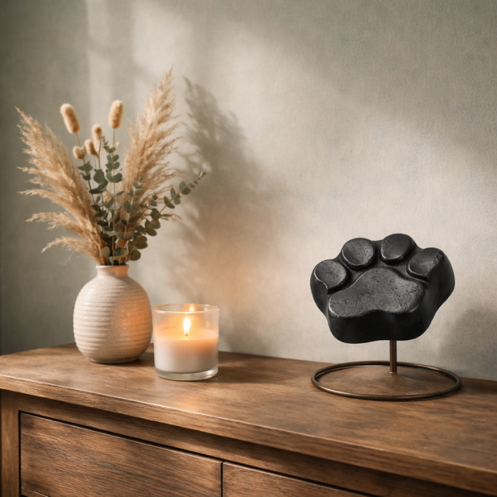 Urn Hondenpoot S - Kleur Zwart