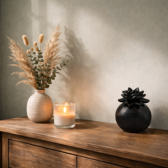 Urn Lotus - Kleur Zwart