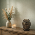 Urn M- Kleur Night Black/Grijs
