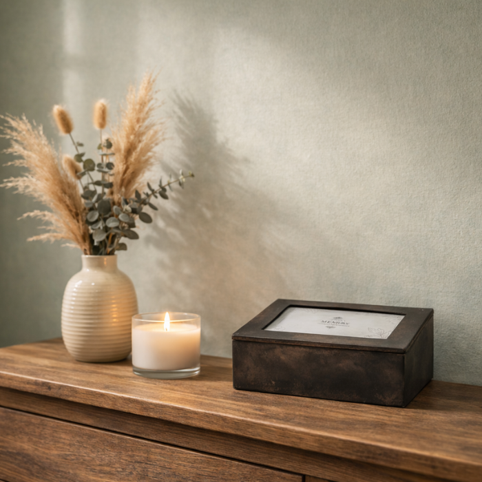 Memory Box - Herinneringen Box - Kleur Night Black/Grijs