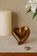 Urn Hartje L - Kleur Antiek Goud