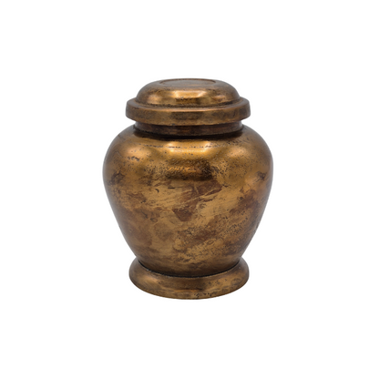 Urn Standaard Medium Vooraanzicht Antiek Goud
