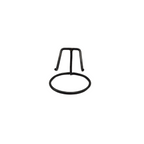 Standaard voor urn S - Kleur Night Black