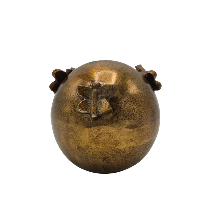 Urn Bol Vlinders - Kleur Antiek Goud