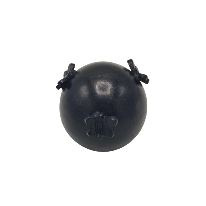 Urn Bol Vlinders - Kleur Black Antique