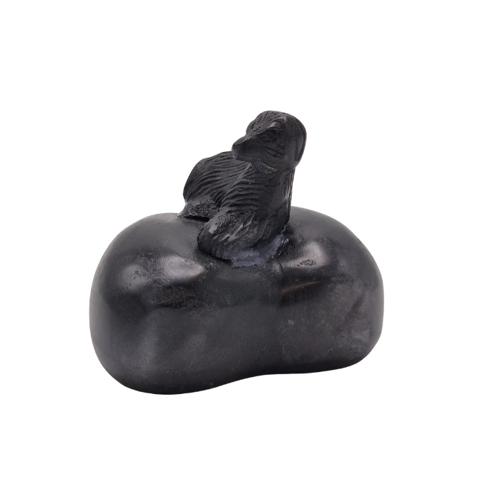 Urn Hart met Hond - Kleur Zwart