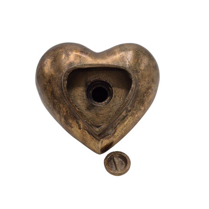 Urn Hart Roos - Kleur Antiek Goud