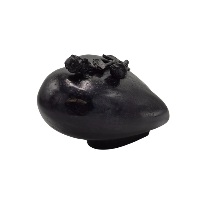 Urn Hart Roos - Kleur Black Antique