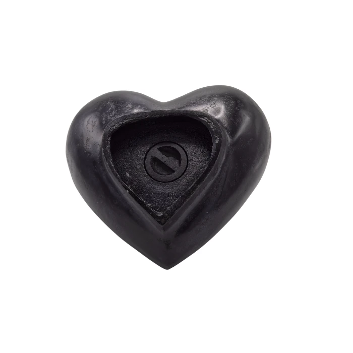 Urn Hart Roos - Kleur Black Antique
