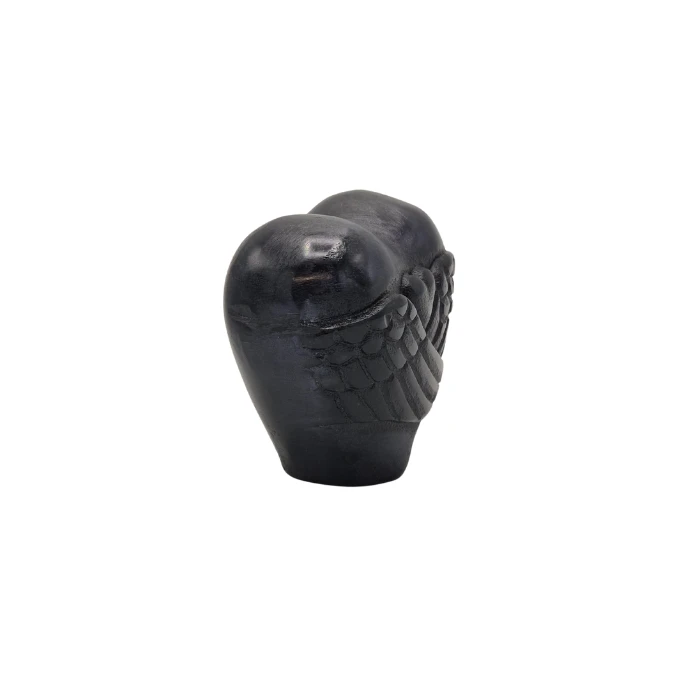 Urn Hart Vleugels - Kleur Black Antique