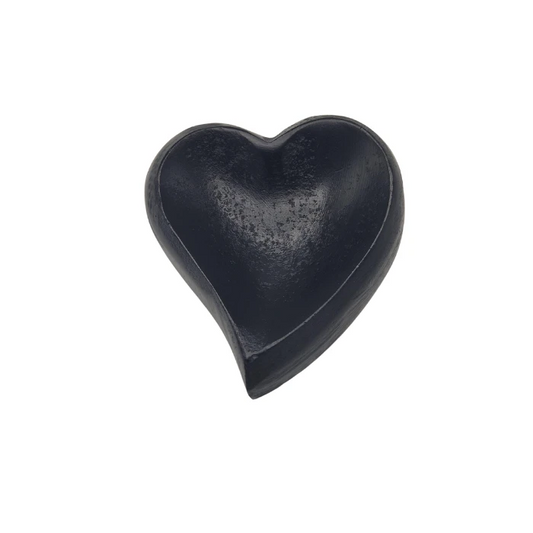 Urn Hartje L - Kleur Black Antique