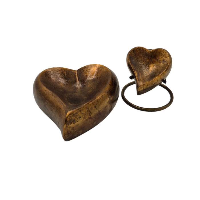 Urn Hartje S - Kleur Antiek Goud