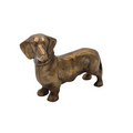 Urn Hond M - Kleur Antiek Goud