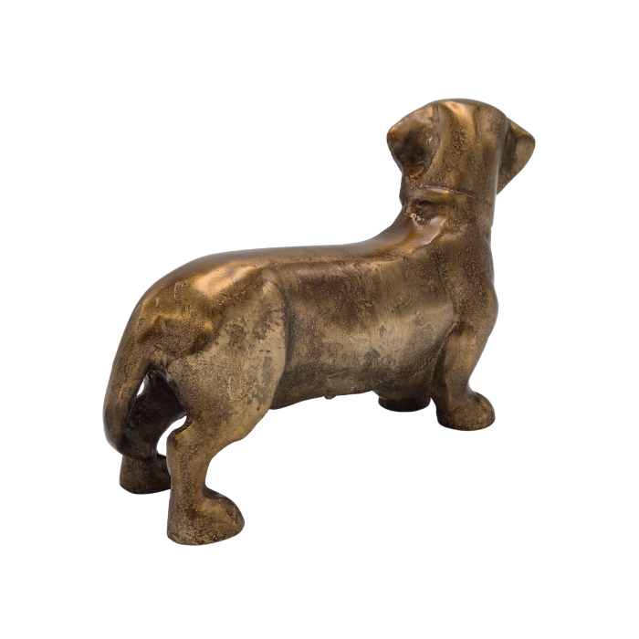 Urn Hond M - Kleur Antiek Goud