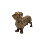 Urn Hond M - Kleur Antiek Goud