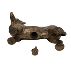 Urn Hond M - Kleur Antiek Goud