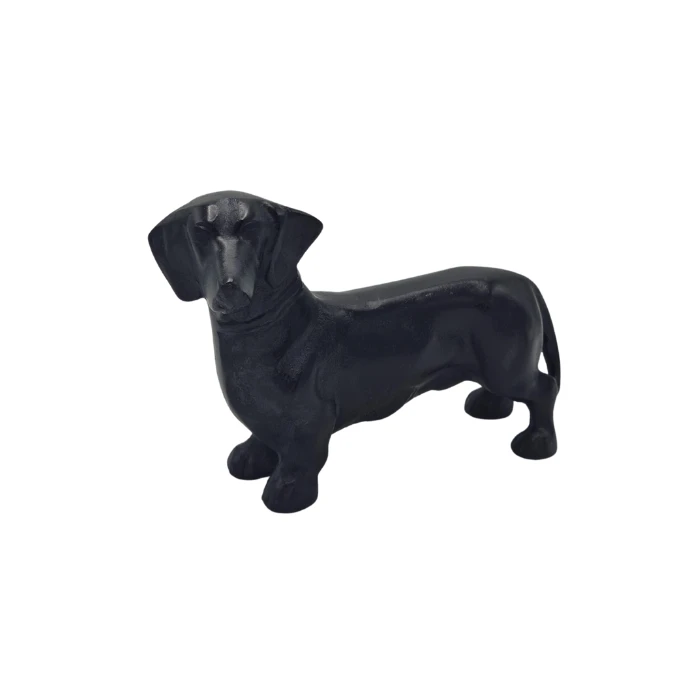 Urn Hond M - Kleur Black Antique