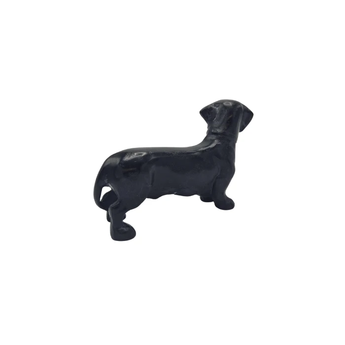 Urn Hond M - Kleur Black Antique
