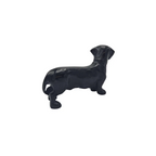 Urn Hond M - Kleur Black Antique