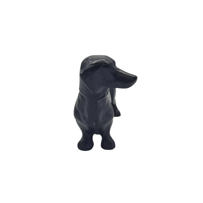 Urn Hond M - Kleur Black Antique