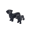 Urn Hond M - Kleur Black Antique