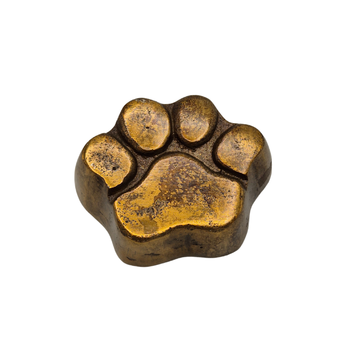 Urn Hondenpoot S - Kleur Antiek Goud