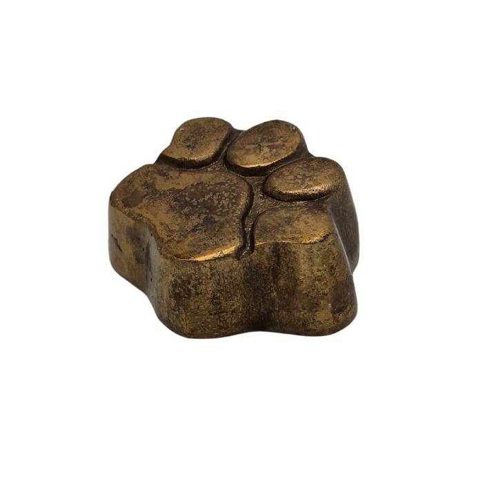 Urn Hondenpoot S - Kleur Antiek Goud