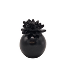 Urn Lotus - Kleur Black Antique