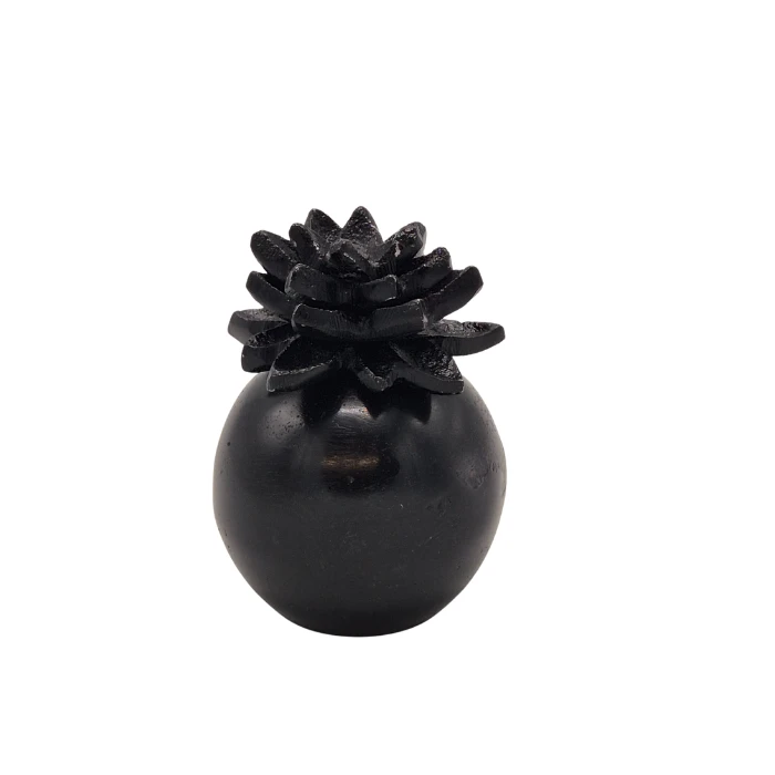 Urn Lotus - Kleur Black Antique
