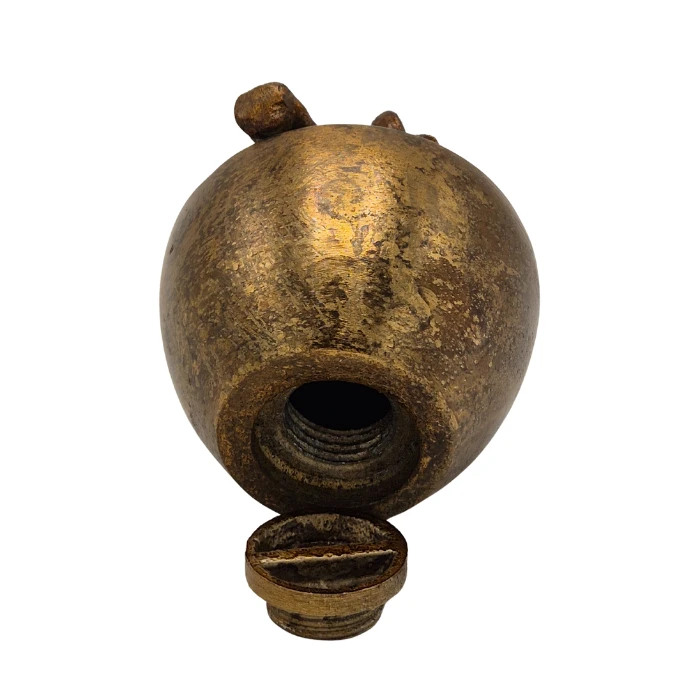 Urn Pot met Bloem - Kleur Antiek Goud