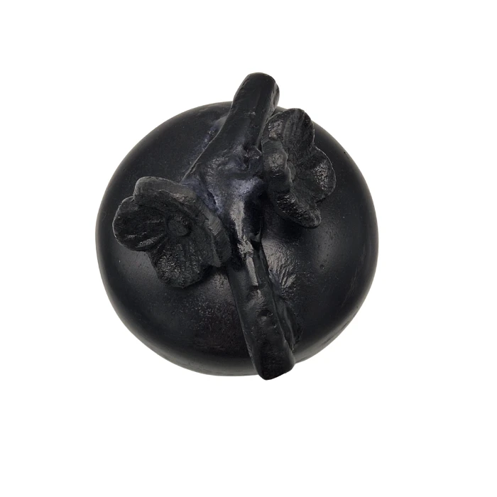 Urn Pot met Bloem - Kleur Black Antique