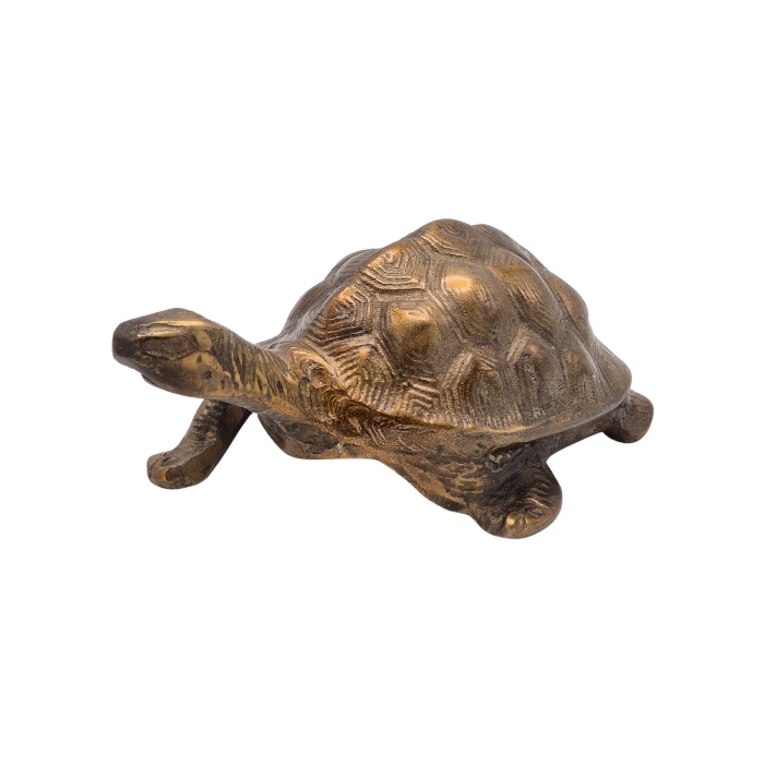 Urn Schildpad - Antique Brass